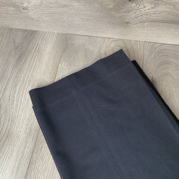 Travel Smith Pants Womens Size 8 Black Slacks Hidden Hip Zip Button Close Pleats - Picture 4 of 8